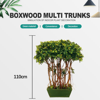 Boxwood Tree With Multi Trunks Artificial Boxwood Tree For Indoor Decoration