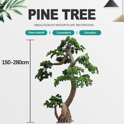 280cm Realistic Artificial Pine Tree Bonsai For Landscape