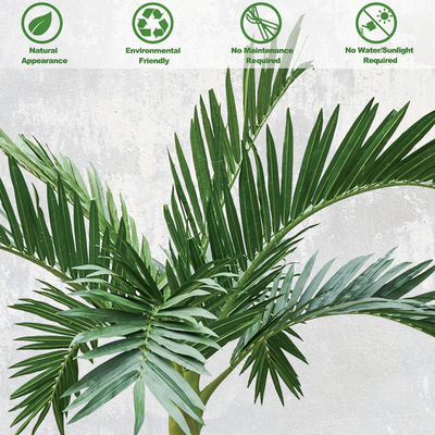 Custom Height Artificial Bottle Palm Tree Outdoor Landscpae Rainforest Theme Park Faux Plant