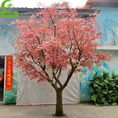 igh Simulation Maple Tree Autumn Leaves Landscaping Tree Faux Maple Trees for Shopping Mall/Resort Decoration