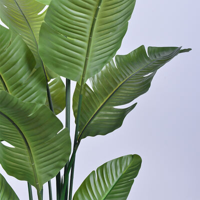 Artificial Travelers Palm with Realistic Brown Leaf Edges 160cm 180cm | Lifelike Faux Bird of Paradise Plant for Decor