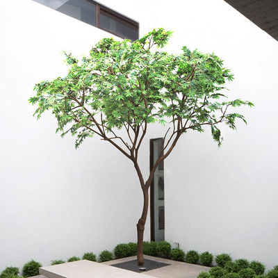anti UV Artificial Landscaping Trees Green Maple hotel Decoration