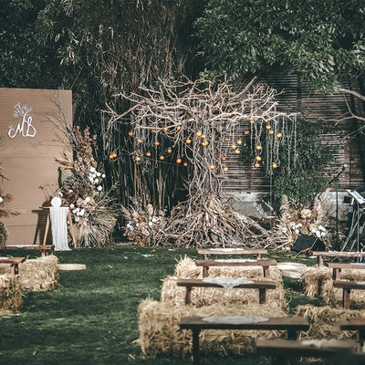 Lifelike Fiberglass Dry Tree Trunk Custom Props Retro Style Planting Decoration