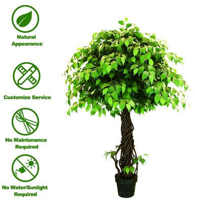 Artificial Plants Hot Selling Small Banyan Tree For Home Decoration