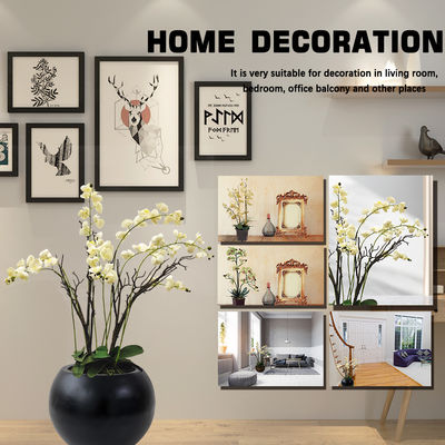 High Simulation 56cm Artificial Butterfly Orchid Flower Plant 6 Colors