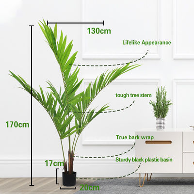 SGS Natural Artificial Potted Floor Plants Kenita Palm Tree