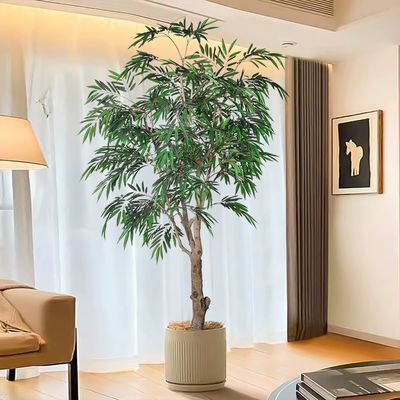 کارخانه فروش 280cm گیاه گلدان مصنوعی درخت انجیر دروغین گریه برای تزئینات داخلی زیبا