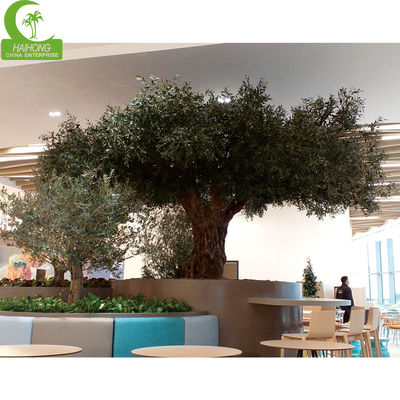 Customized Large Olive Artifical Tree Simulation Indoor Restaurant Decoration