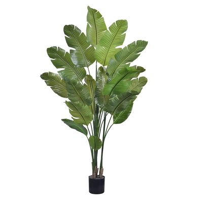 گیاهان مصنوعی جدید هایهونگ، گیاهان مصنوعی داخلی، واقع گرایانه، پرنده بهشتی، گیاه مصنوعی، تزئین نخل گرمسیری، سالن برای خانه