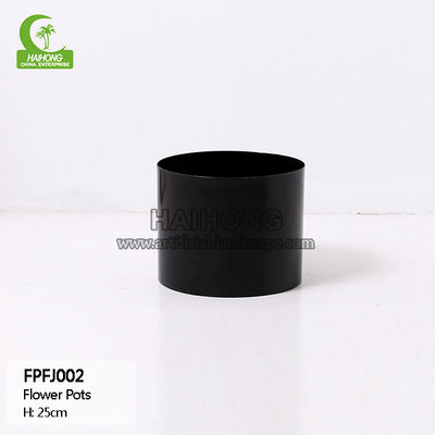 Indoor Outdoor Mental H30cm Round Plant Pot Artificial Plant Accessories