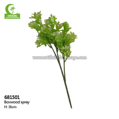 Aesthetic 36cm Artificial Tree Branches , Artificial Boxwood Leaves Good Value