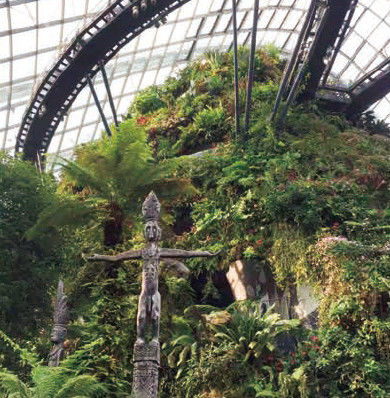 Artificial GRC Landscaping Mountain Tree Rock Decoration Theme Park